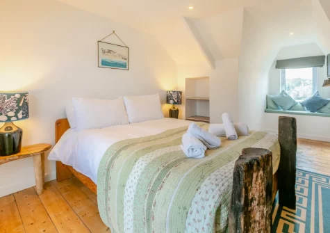Bedroom #1 at Upper Black Rock, St Ives