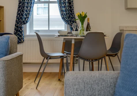 The dining area at Upper Deck, Bude