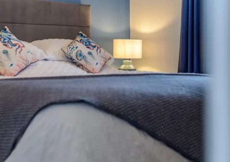 Bedroom #1 at Upper Deck, Bude