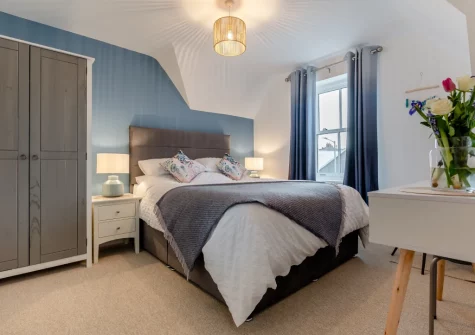 Bedroom #1 at Upper Deck, Bude