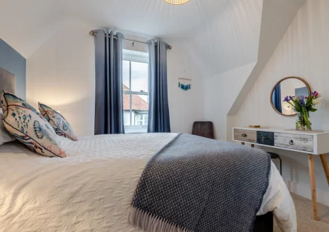 Bedroom #1 at Upper Deck, Bude