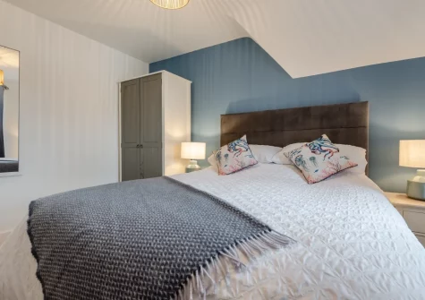 Bedroom #1 at Upper Deck, Bude