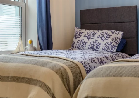 Bedroom #2 at Upper Deck, Bude