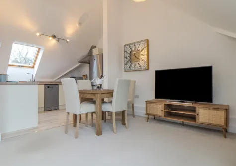 The living area at Upper Deck, Truro