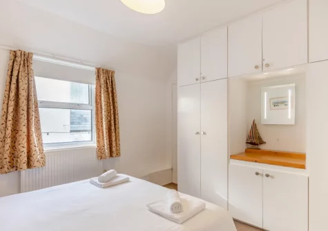Bedroom #1 at Upper Seafarer, 45 Fore Street, St Ives