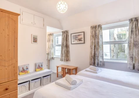 Bedroom #2 at Upper Seafarer, 45 Fore Street, St Ives