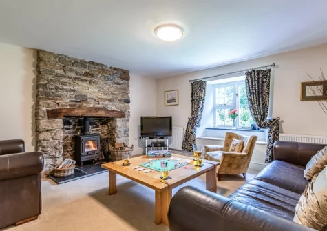 The second living room at Vale House, Lydford