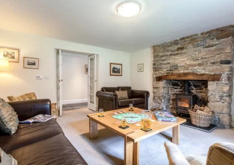 The second living room at Vale House, Lydford