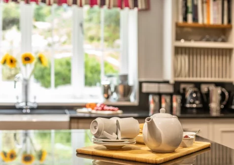 The kitchen at Vale House, Lydford