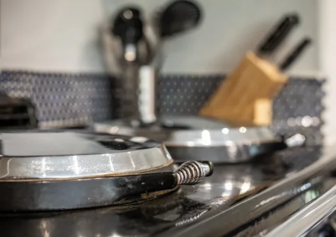 The kitchen at Vale House, Lydford