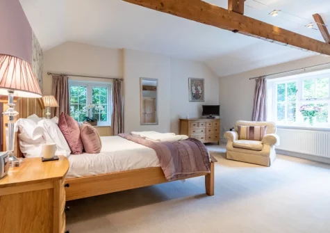 Bedroom #1 at Vale House, Lydford