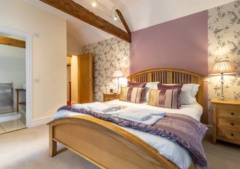 Bedroom #1 at Vale House, Lydford
