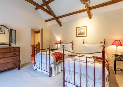 Bedroom #3 at Vale House, Lydford