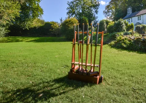 The large garden at Vale House, Lydford