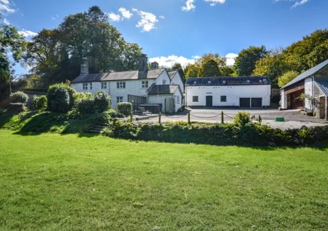 The large garden at Vale House, Lydford