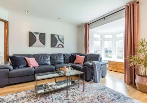 The living room at Valentia, Bude