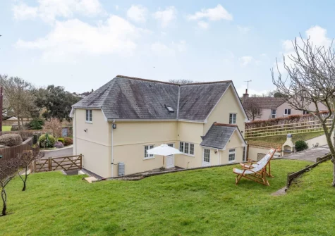 The tiered garden at Valentia, Bude