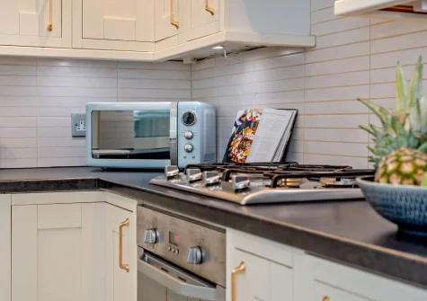 The kitchen at Valerian, Looe