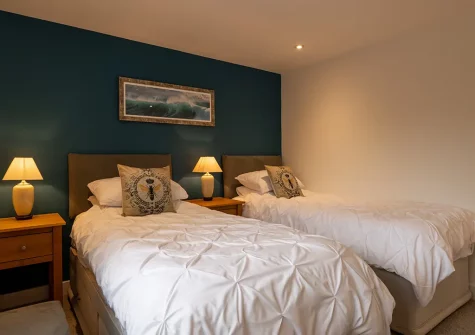 Bedroom #3 at Valley View, Mevagissey