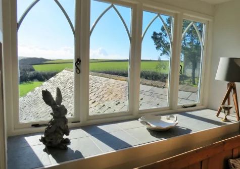 The living area at Valley View, Woodford