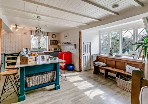 The kitchen & dining area at Valley View, Woodford
