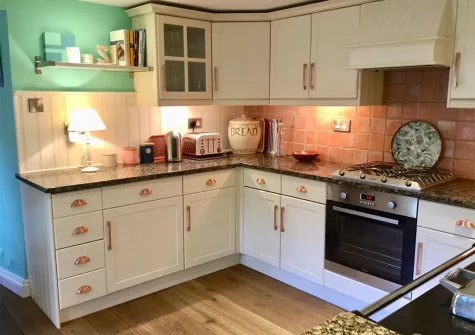 The kitchen at Valleys End, Weare Giffard