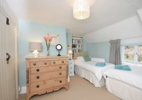 Bedroom #2 at Valleys End, Weare Giffard