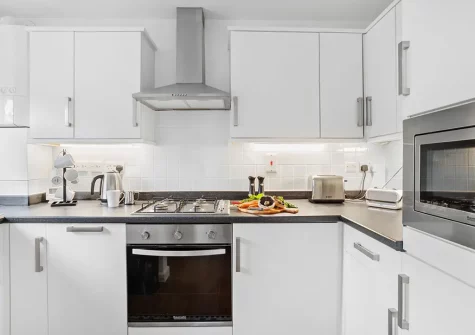 The kitchen at Vickery's Cottage, Woodbury