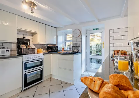 The kitchen at Victoria House, St Issey