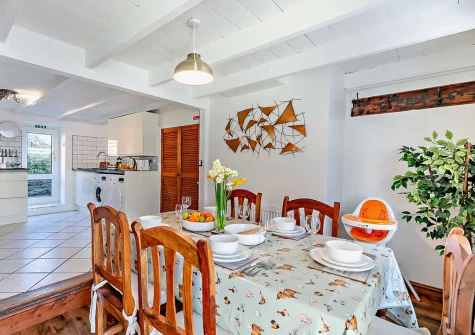 The kitchen & dining area at Victoria House, St Issey
