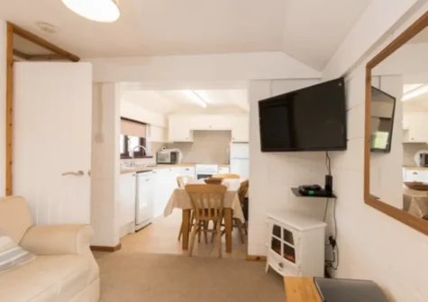 The living area at Villa Francia, Pennasville, Holywell