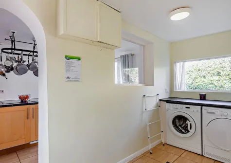 The utility room at Villa Surfside, Phillack