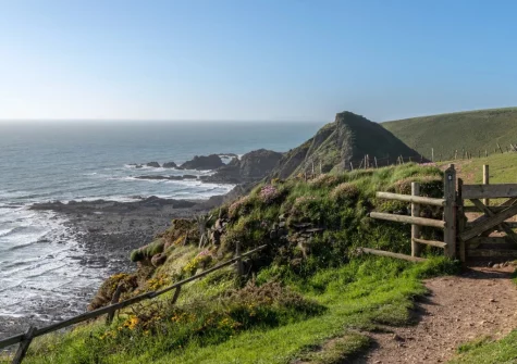 Hartland Peninsula is a walker's paradise with miles of clifftop walks, secluded beaches & wildlife