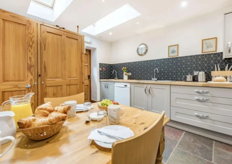 The kitchen at Wagon Linney, Lewdown