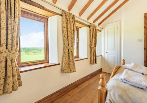 Bedroom #1 at Wagon Linney, Lewdown