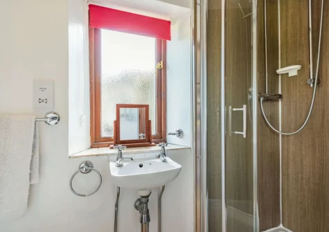 Bedroom #1 en-suite shower room at Wagon Linney, Lewdown