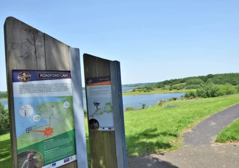 Nearby Roadford Lake offers fishing and watersports