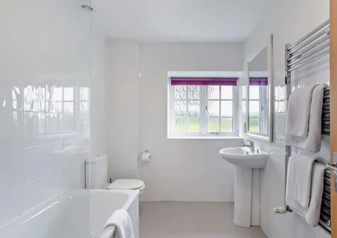 The bathroom at Waie Corner House, Zeal Monachorum