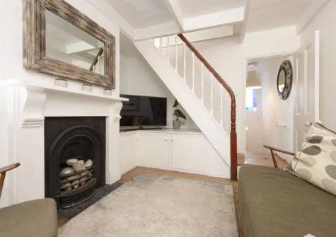 The living oom at Walters on The Digey, St Ives