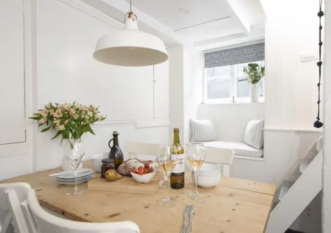 The dining area at Walters on The Digey, St Ives