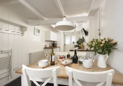 The dining area at Walters on The Digey, St Ives