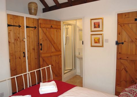 Bedroom #1 at Wassail Cottage, Yalberton