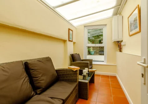 The sitting area at Water Terrace, Combe Martin