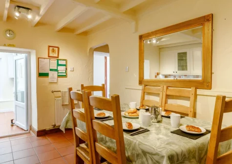 The dining area at Water Terrace, Combe Martin