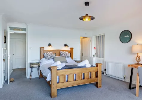 Bedroom #1 at Waterfront House, Appledore