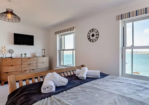 Bedroom #2 at Waterfront House, Appledore