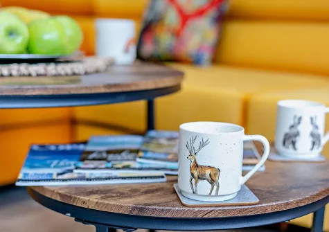 The living area at Watergate, Mawgan Porth