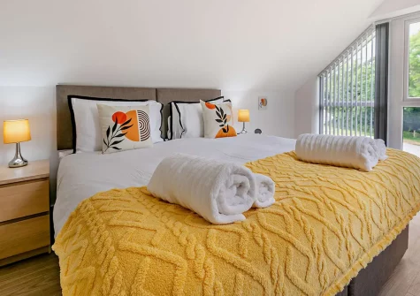Bedroom #2 at Watergate, Mawgan Porth