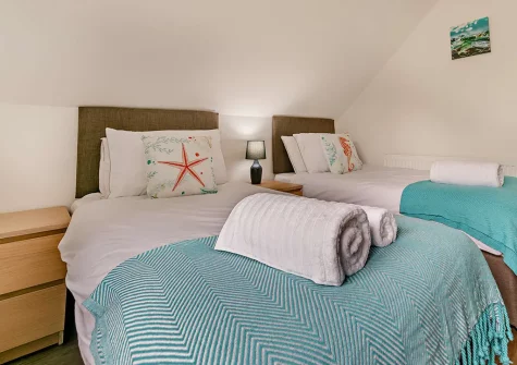 Bedroom #3 at Watergate, Mawgan Porth