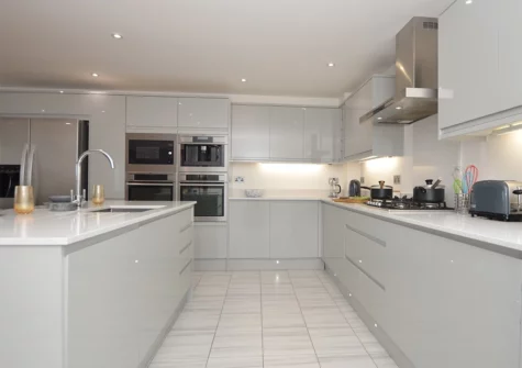 The kitchen at Waterhayes, Appledore